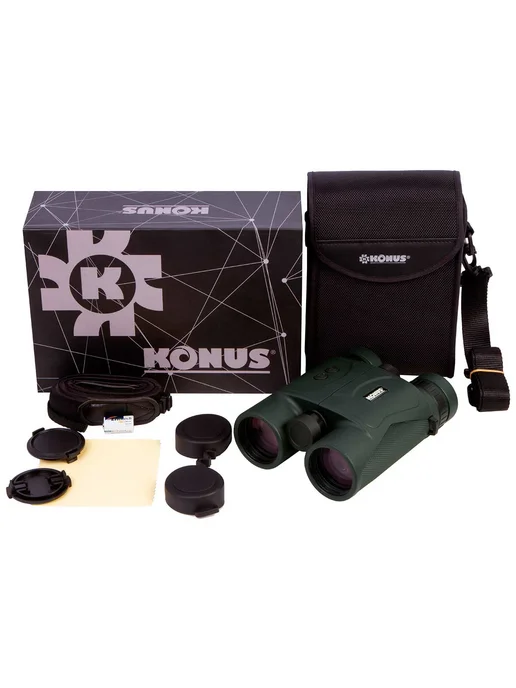 Konus Бинокль профессиональный мощный с дальномером 10x42, 10x42, фото 8