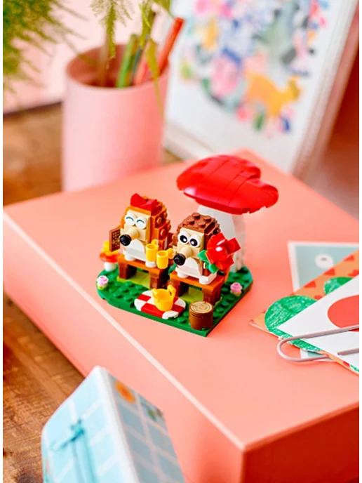 LEGO Конструктор LEL Seasons Свидание ёжиков на пикнике 166 дет, вариант, фото 7