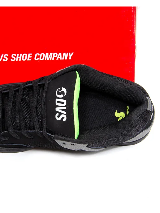 DVS Кеды низкие Enduro 125 Black Charcoal Lime Nubuck, черный, фото 3