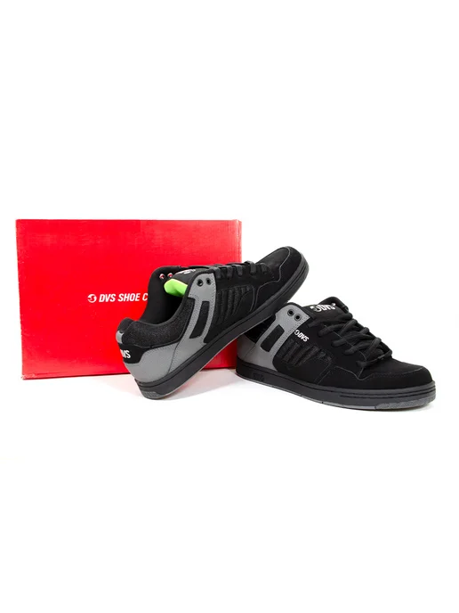 DVS Кеды низкие Enduro 125 Black Charcoal Lime Nubuck, черный, фото 4