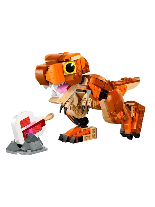 LEGO Конструктор Jurassic World Маленький тираннозавр Рекс 317 д, вариант, фото 3