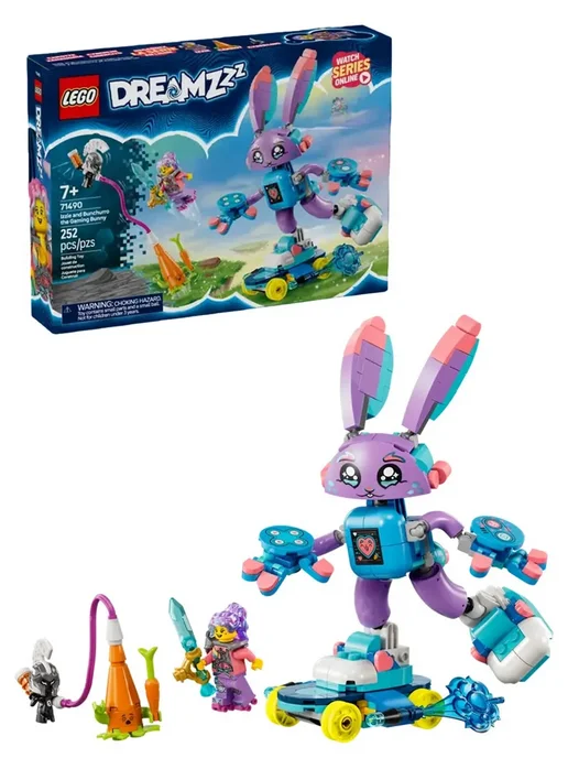 LEGO Конструктор DREAMZzz Иззи и Банчурро игровой кролик 252 д, вариант