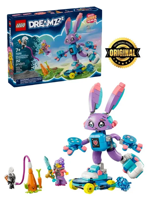 LEGO Конструктор DREAMZzz Иззи и Банчурро игровой кролик 252 д, вариант, фото 2