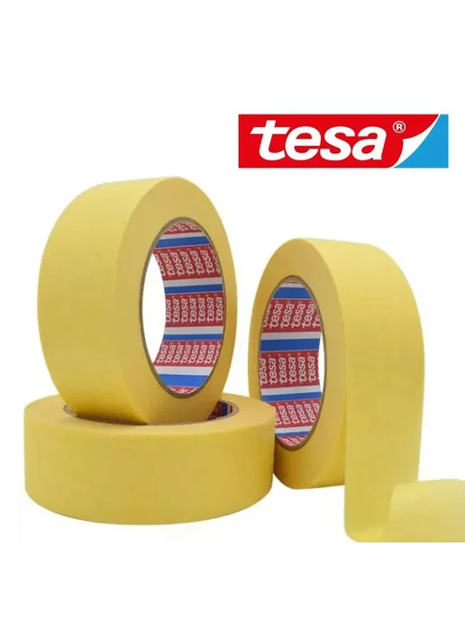 TESA Малярный скотч Теса 3шт по 50метров, 50мм ширина, 3 шт, 50 м, фото 4