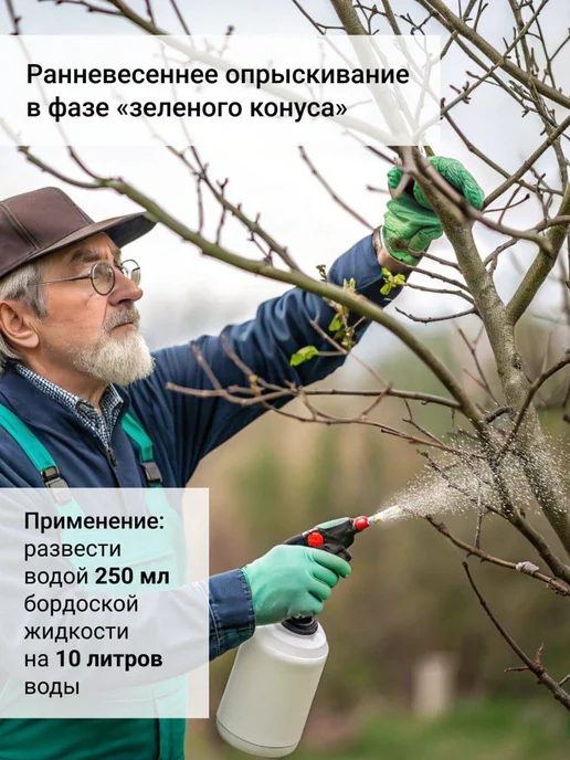 Бордоская жидкость, для защиты растений от болезней 1л, 1 л, фото 5