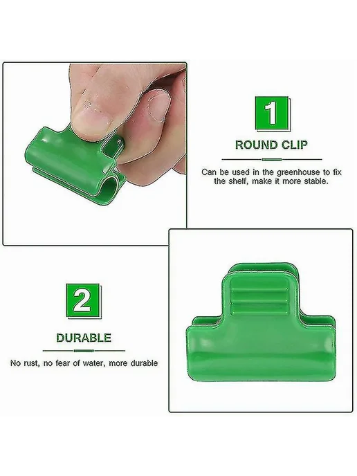 Клипсы для тенировочной сетки 10 шт Ц 4x3x2см, 4x3x2 см, 10 шт, фото 3