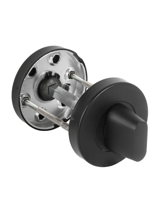 FUARO Завертка дверная DSS-02-BK6 black (нержавейка 201), черный