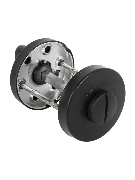 FUARO Завертка дверная DSS-02-BK6 black (нержавейка 201), черный, фото 2
