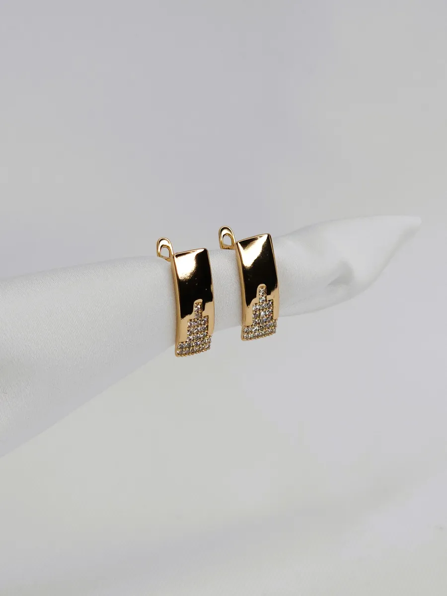 Серьги классические повседневные, 1,6 см.