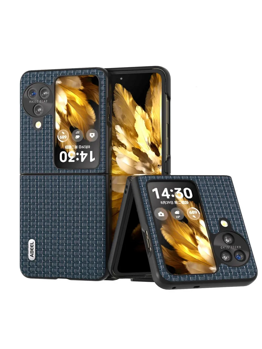 Чехол Abeel для Oppo Find N3 Flip ЦRoyal Blue