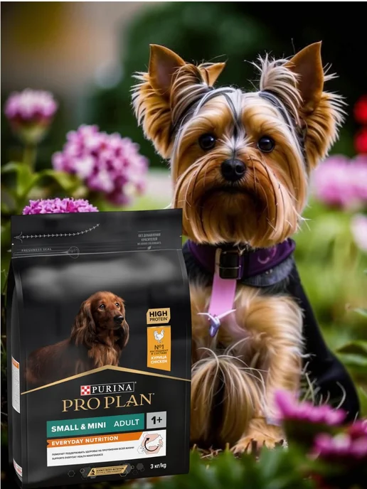 Сухой корм PRO PLAN Everyday Nutrition для собак, взрослые, мелкие, курица, 3 кг, фото 3