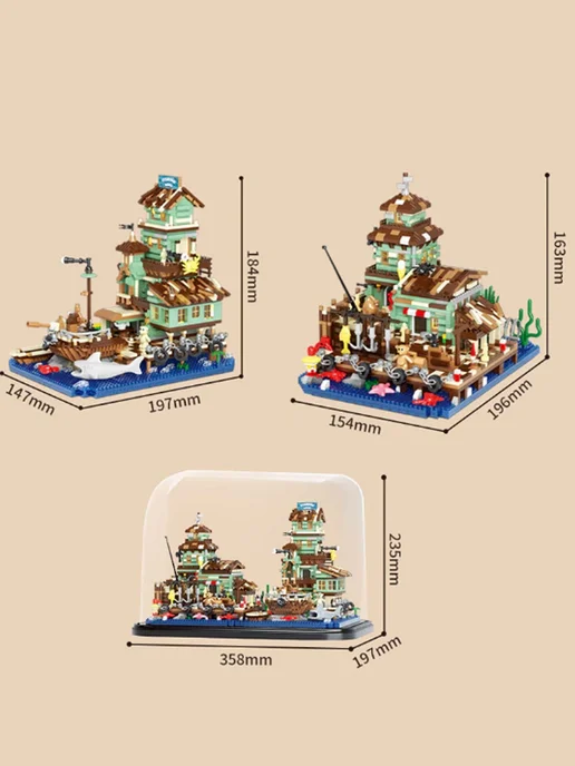 LEGO Конструктор Архитектор Пристань 2760 деталей, вариант, фото 4