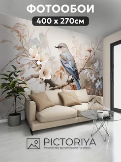 Фотообои флизелиновые 3D 400х270 см в спальню и зал PICTORIYA 324374057 купить за 4 255 ₽ в интернет‑магазине Wildberries