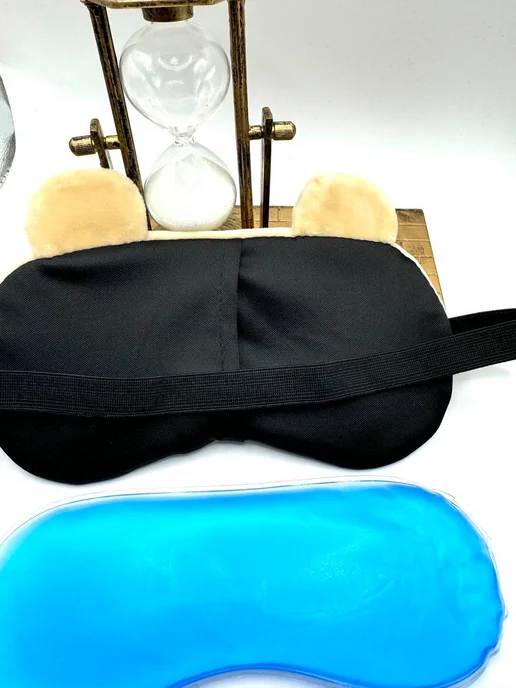 eye mask маска для сна детская, бежевый, фото 3