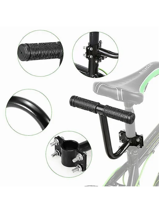 Детское велосипедное сиденье со спинкой ЦHandle Grip, вариант, фото 2