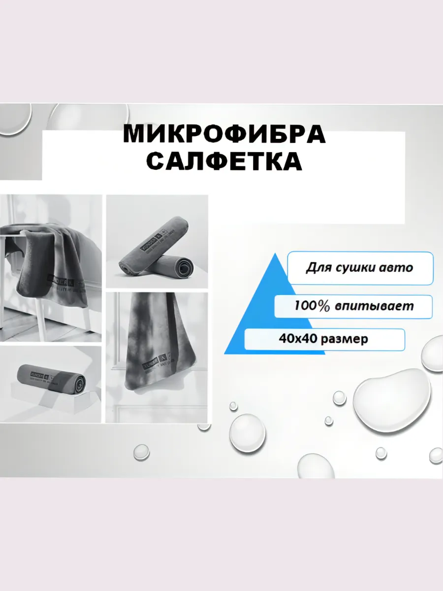 Салфетка микрофибра для авто