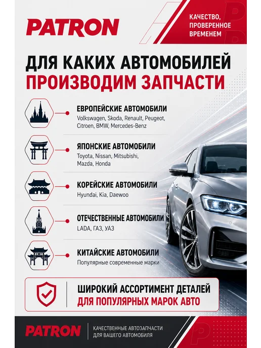 PATRON Свеча накаливания, вариант, фото 4