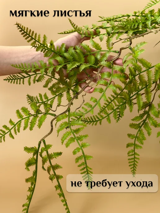 Plants Market Папоротник искусственный, зеленый, фото 3