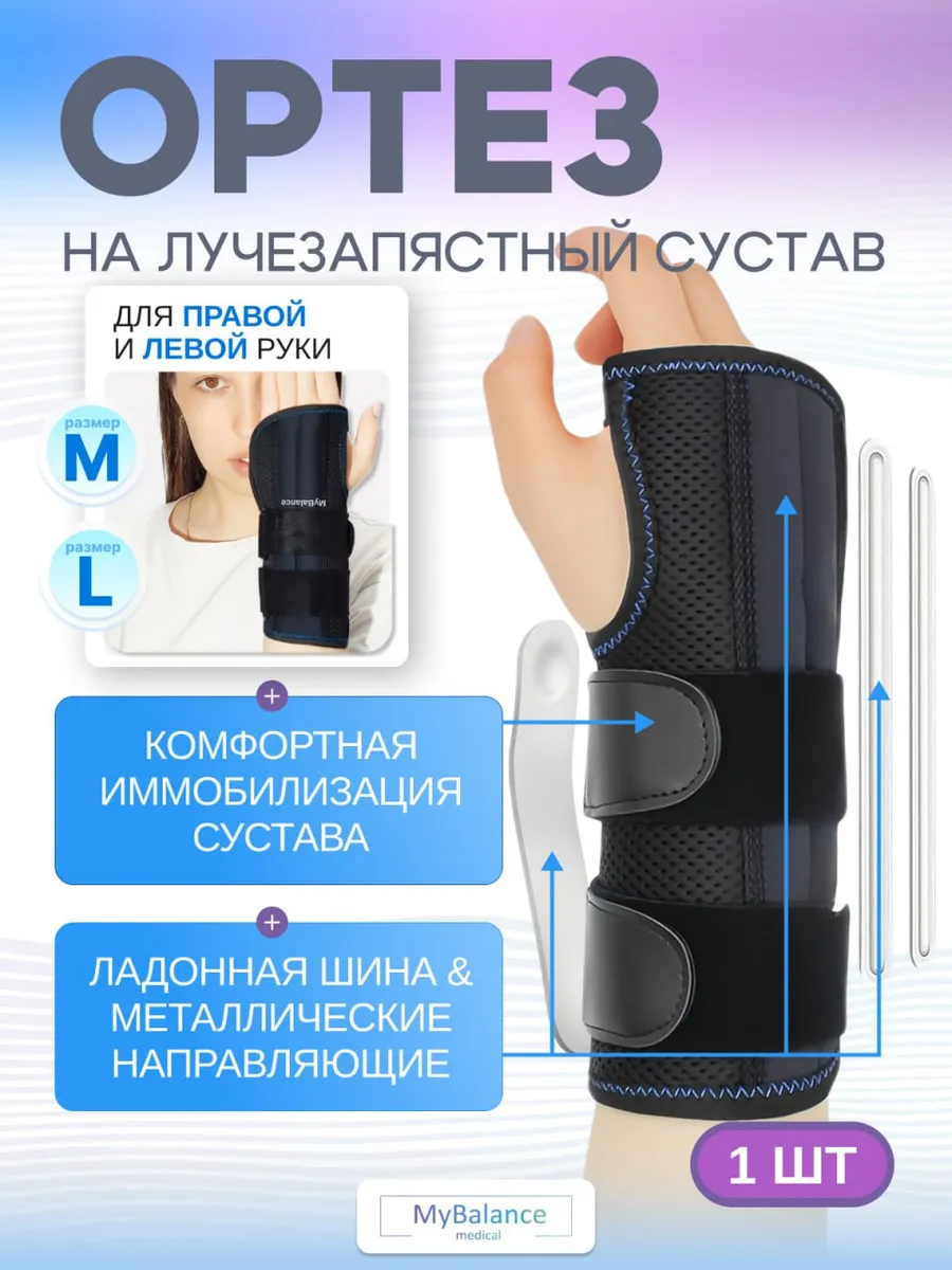 Ортопедический бандаж на запястье