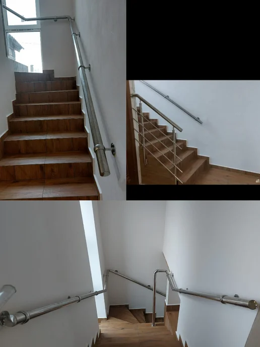 ОТП-ДОГ Поручень пристенный из нержавеющей стали 4 метра (400 см), 4 м, фото 4