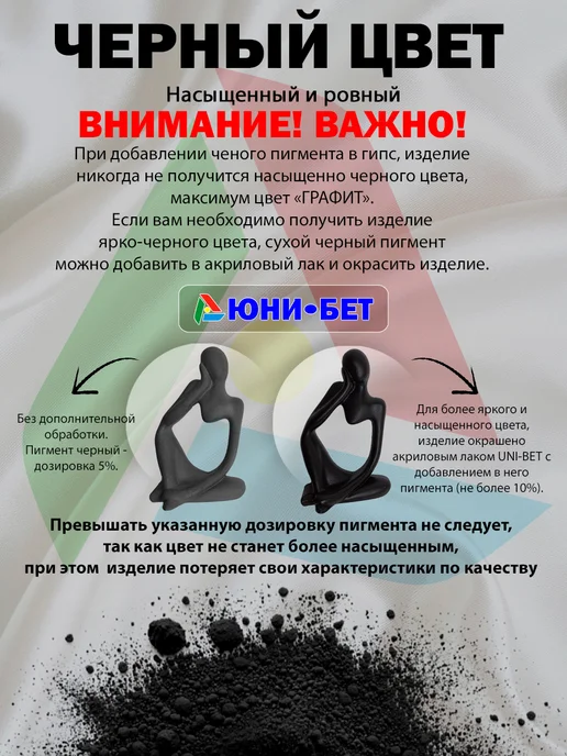 UNI-BET Краситель для гипса 6 цветов х100гр, 6 цв., 100 г, фото 4