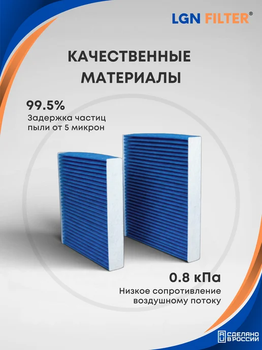 LGNFILTER Салонный фильтр Киа Рио 4, Хендай Солярис 2, Крета, вариант, фото 6