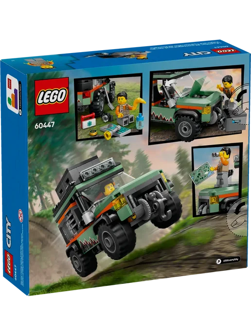 LEGO Конструктор Сity 60447 Внедорожный горный грузовик 4x4, 4x4, фото 2