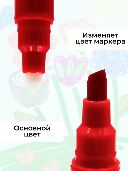 LISTOFF Набор маркеров для скетчинга цветные 6 штук, синий, фото 4