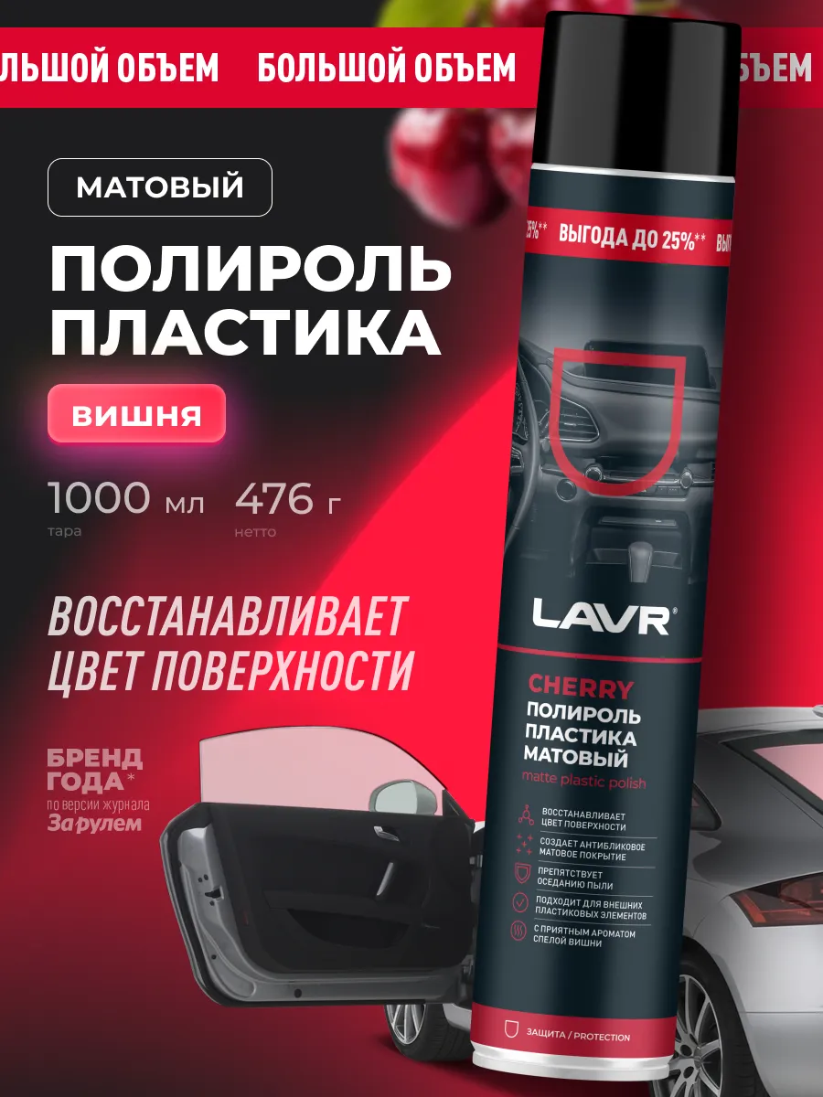 Полироль пластика для автомобиля матовый