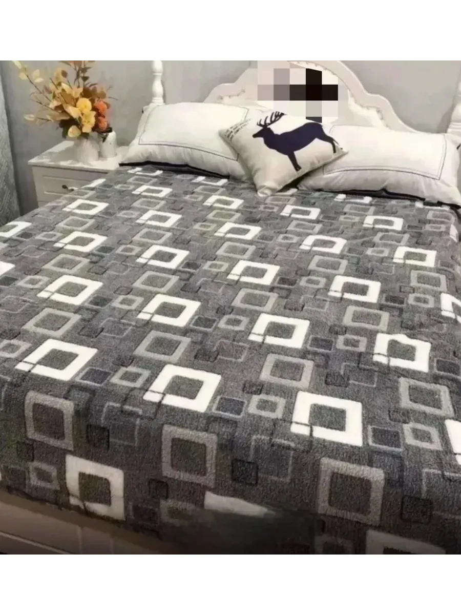 Плед покрывало на диван и кровать 180×200