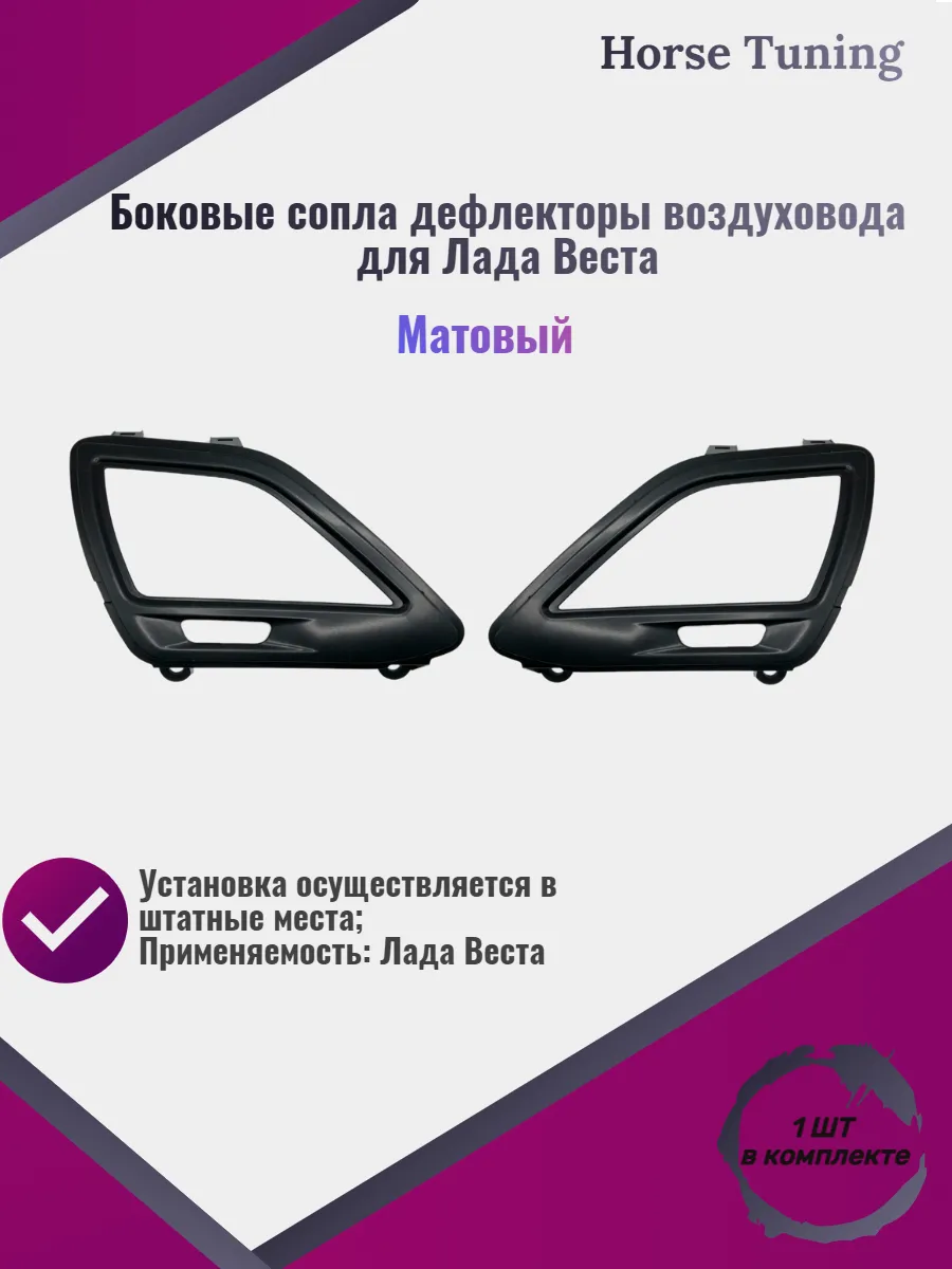 Боковые сопла дефлекторы воздуховода для Лада Веста