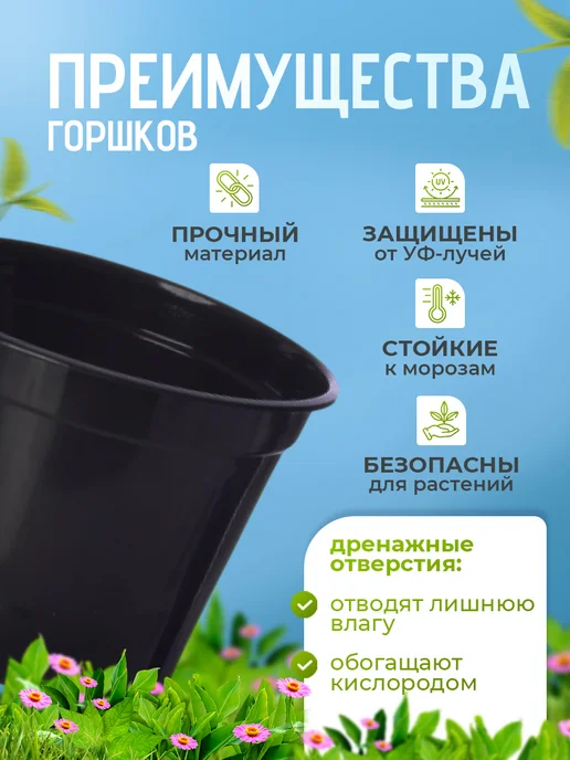 Пеликан Горшки для рассады мягкие, вариант, фото 3