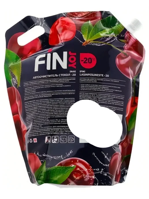 Finjoy Fruity Edition автоочиститель стёкол cherry -20° C 3,5 л, 4 л, фото 2