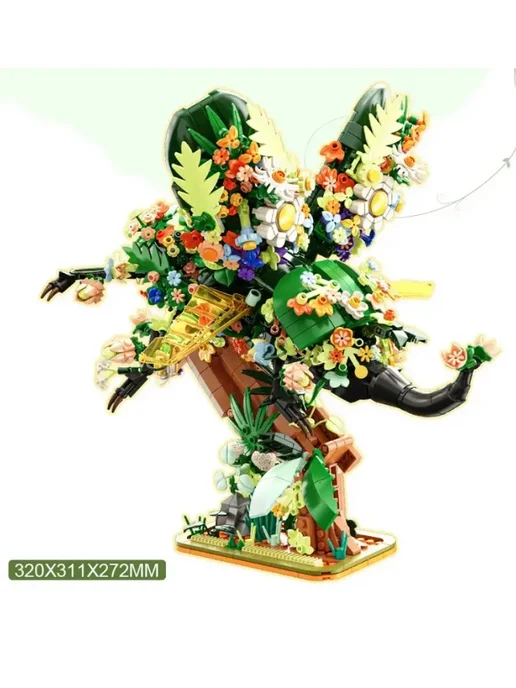 LEGO Конструктор Цветочное животное Жук Носорог 1509 деталей, вариант, фото 2
