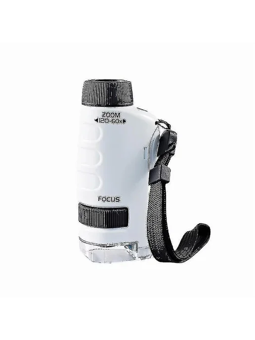 Набор микроскопа для детей 60-120x Р Set A Цв White, белый, фото 3