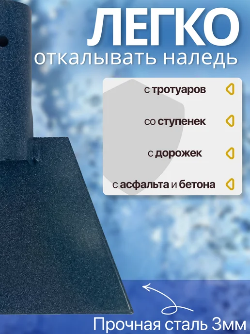 Ледоруб для льда без черенка 15 см, вариант, фото 2