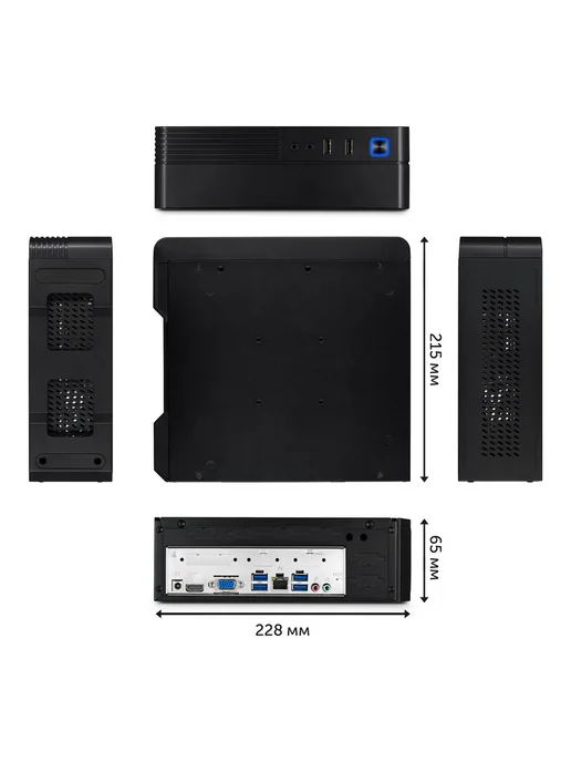 AZERTY Неттоп мини ПК AZ-0027 i7-4700MQ 4x2,4GHz, 16Gb, 512Gb SSD, 8 ГБ, 512 ГБ, фото 3