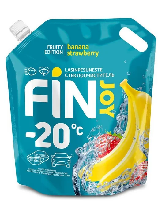 Finjoy Стеклоочиститель banana strawberry -20° C 3,5 л, 3,5 л