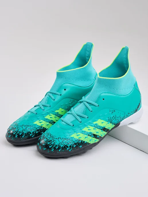 adidas Бутсы Сороконожки Predator, голубой, фото 3