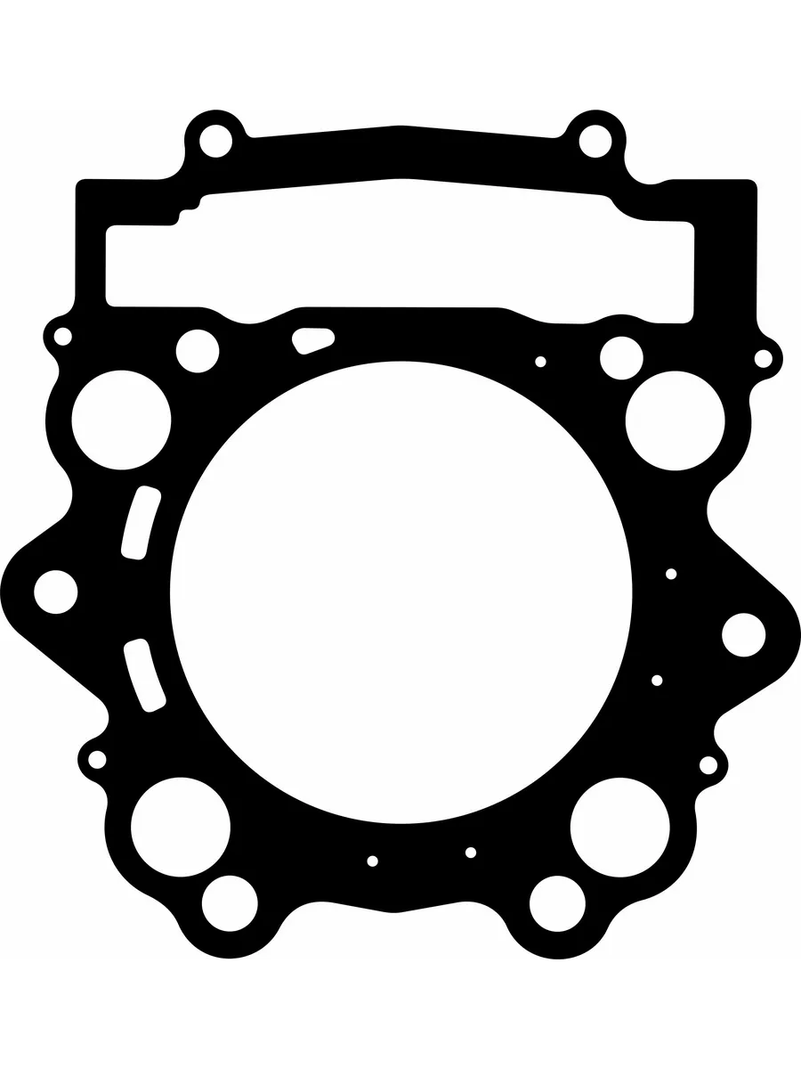Прокладка ГБЦ для мотоциклов Yamaha MT03, XT660 (d 103,5 мм)