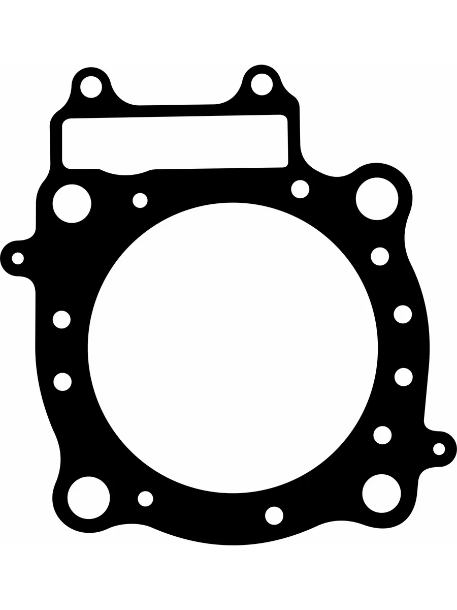 Прокладка ГБЦ для мотоциклов Honda CRF450 (12251-MEB-671)