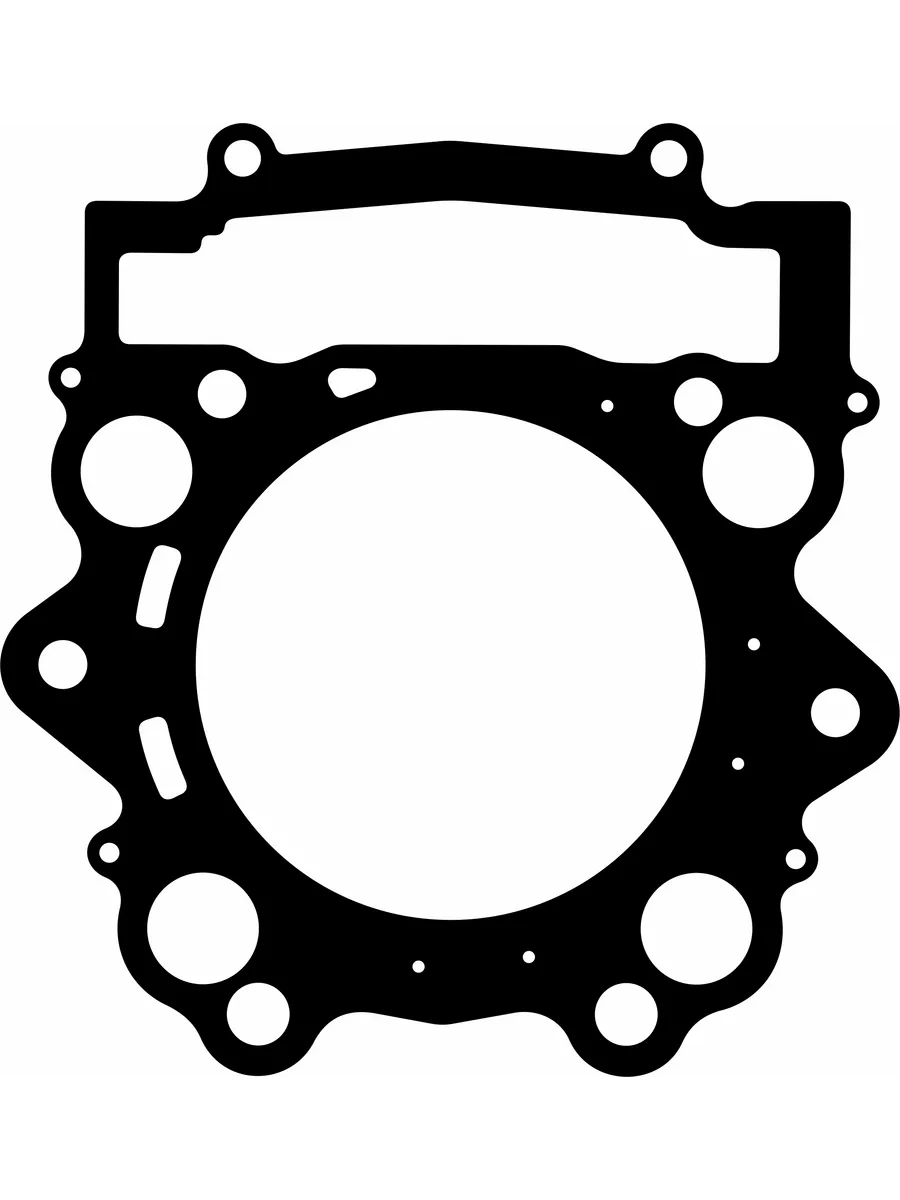 Прокладка ГБЦ для мото Yamaha MT03, XT660 (d 101,63 мм)