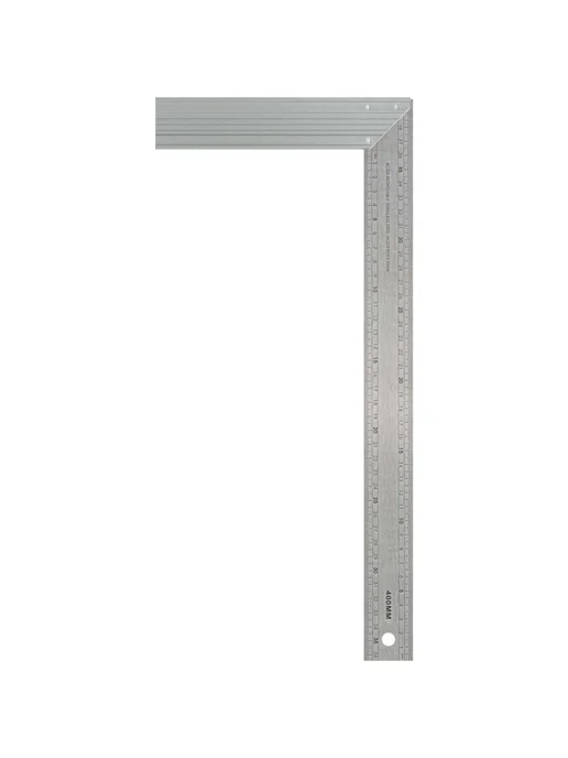 FIT FINCH INDUSTRIAL TOOLS FIT Угольник 35 см столярный алюминиевый, рифленая шкала, 40x18 см, фото 7