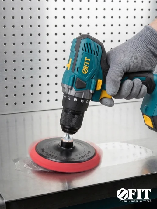 FIT FINCH INDUSTRIAL TOOLS Тарелка опорная 125 мм для ушм и дрели, черный, фото 8