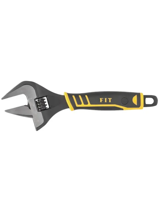 FIT FINCH INDUSTRIAL TOOLS Ключ разводной с тонкими губками 200 мм сантехнический,FIT, серый, фото 2