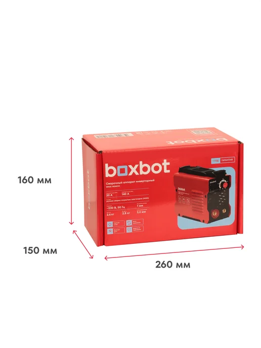 Boxbot Сварочный аппарат инверторный WMA-140MINI, вариант, фото 8