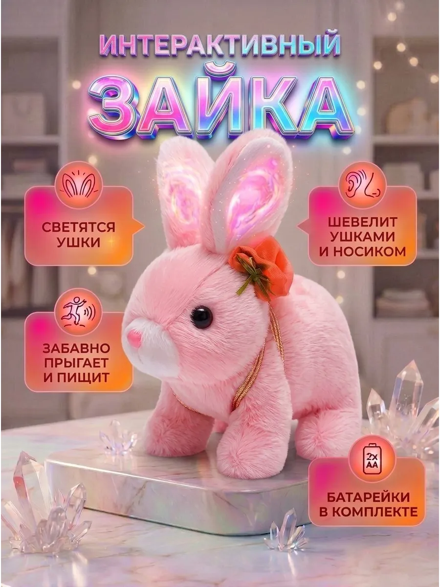 Интерактивная игрушка зайка