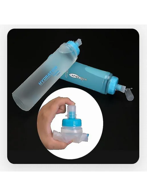 Спортивная складная фляга 400 млР. 300ML Цв. Blue, 300 мл, фото 2