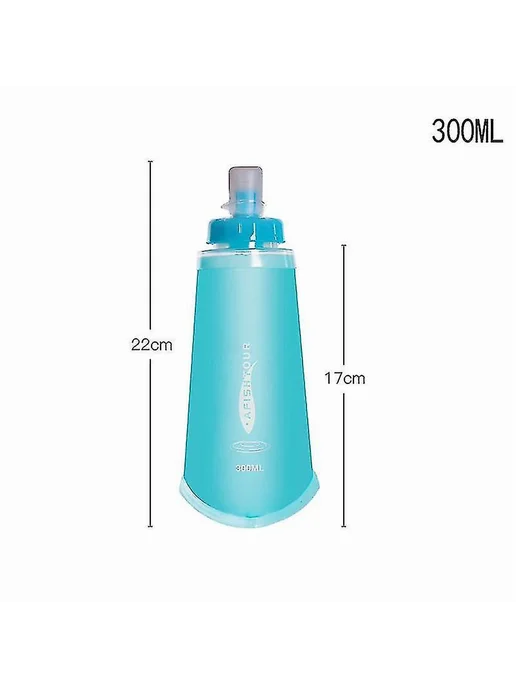 Спортивная складная фляга 400 млР. 300ML Цв. Blue, 300 мл, фото 4