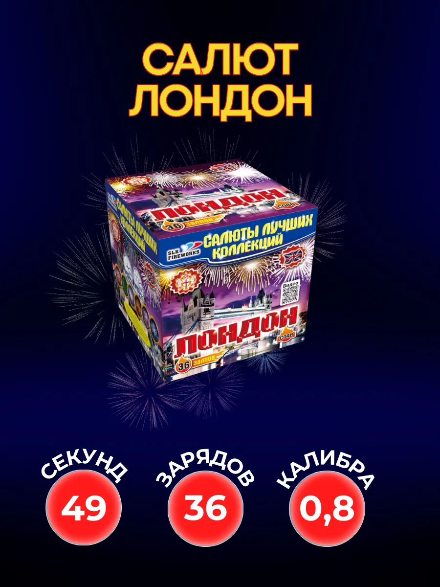 Салют фейерверк Лондон